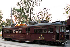 Colonial Tram Car Restaurant Melbourne Australien