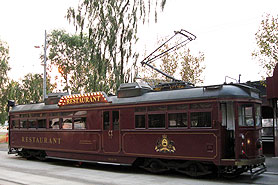 Colonial Tram Car Restaurant Melbourne Australia