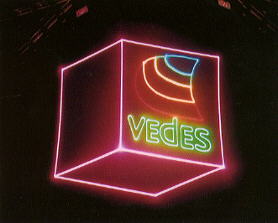 Lasershow - company logo for VEDES