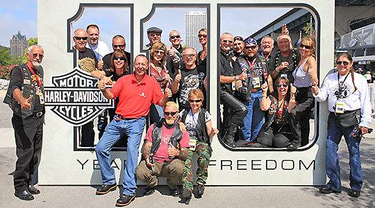 Harley-Davidson Jubiläumsfeier in Milwaukee