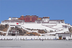The Potala - former palace of the Dalai Lama