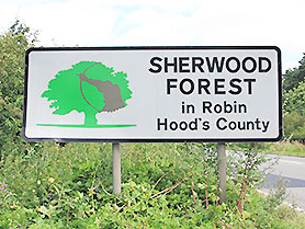 Robin Hood's Sherwood Forest, Nottingham