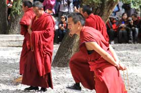 Monks, Sena Monastery, Tibet