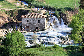 Termalquellen Saturnia, Toskana, Italien