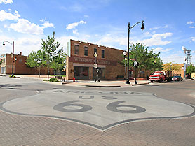 Standing on the corner in Winslow Arizona