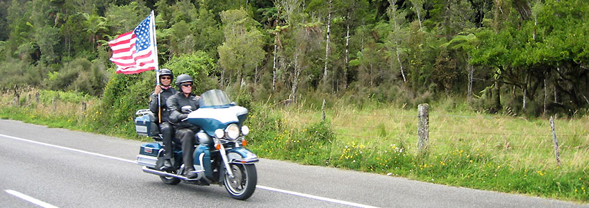 New Zealand motorcycle tour