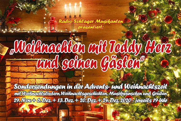 Weihnachten mit Teddy Herz und seinen Gästen