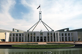 Australien Regierungsgebäude Government House Canberra