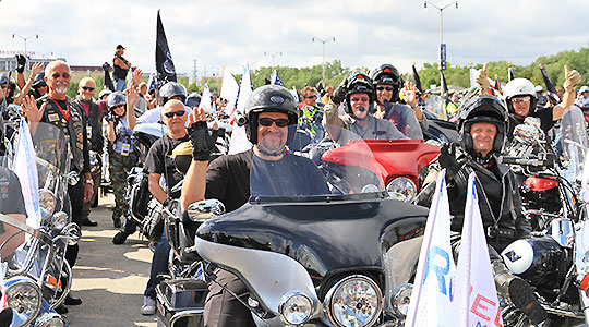 Harley-Davidson Jubiläumsfeier in Prag