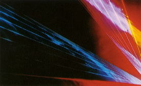 Lasershow - linear colour fans