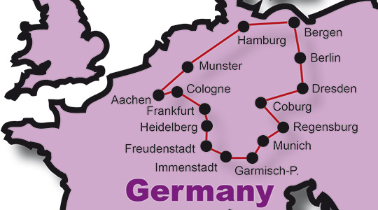 Germania Karte