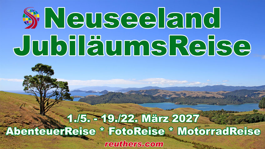 Neuseeland Jubiläumsreise 2027