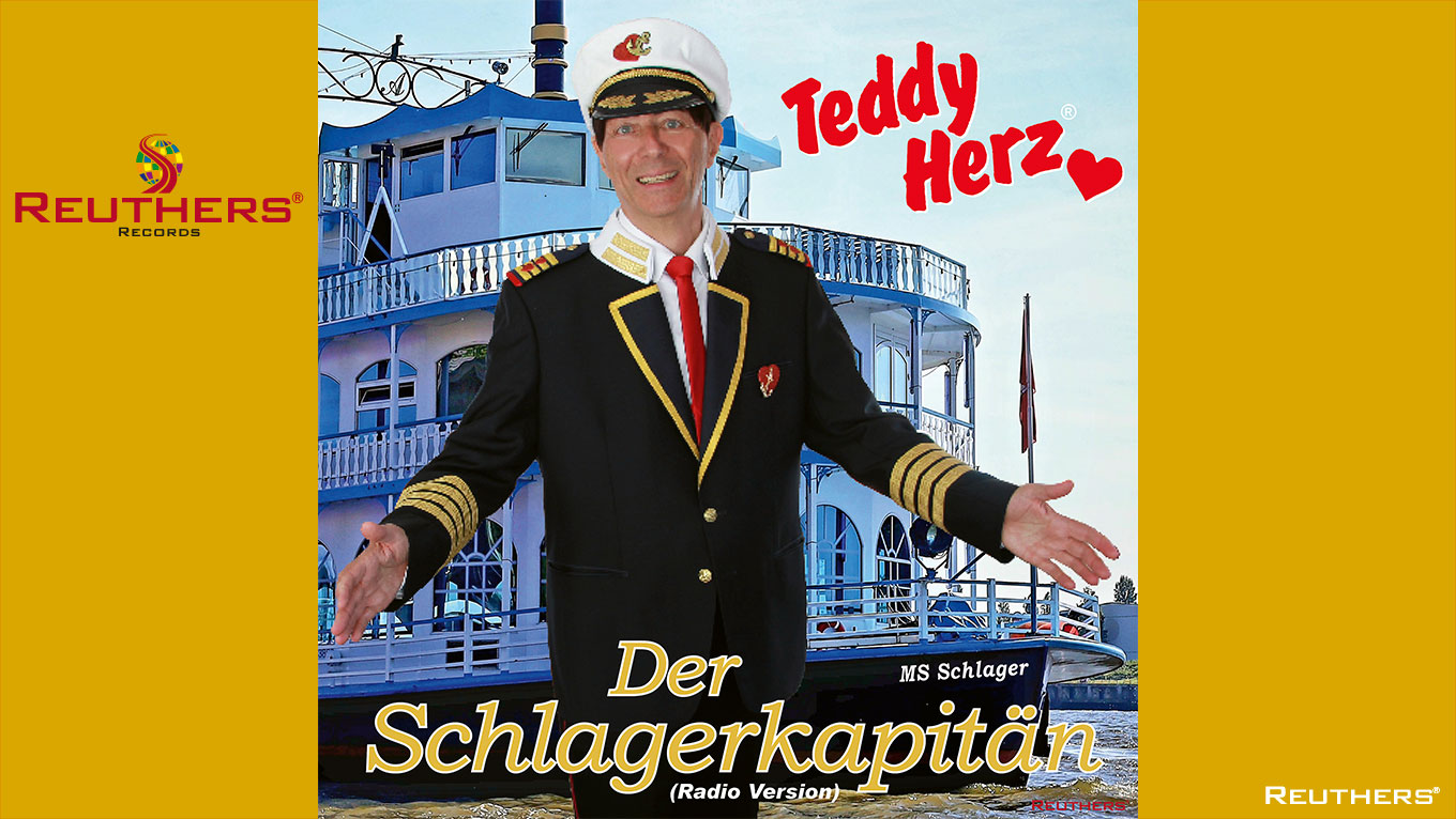 Auf Wunsch vieler Radios und DJs: Teddy Herz veröffentlicht "Der Schlagerkapitän (Radio Version)"