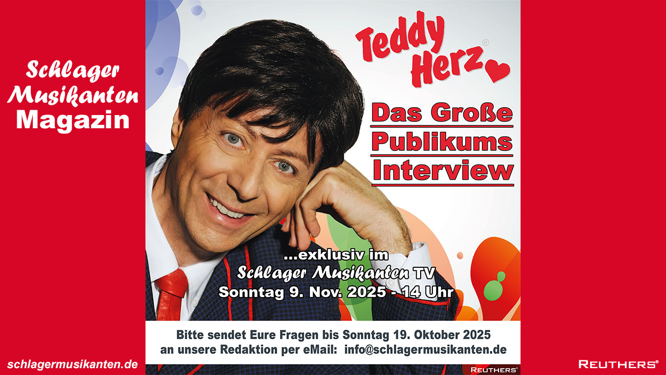 Das Große Publikums Interview mit Teddy Herz - exklusiv im Schlager Musikanten TV