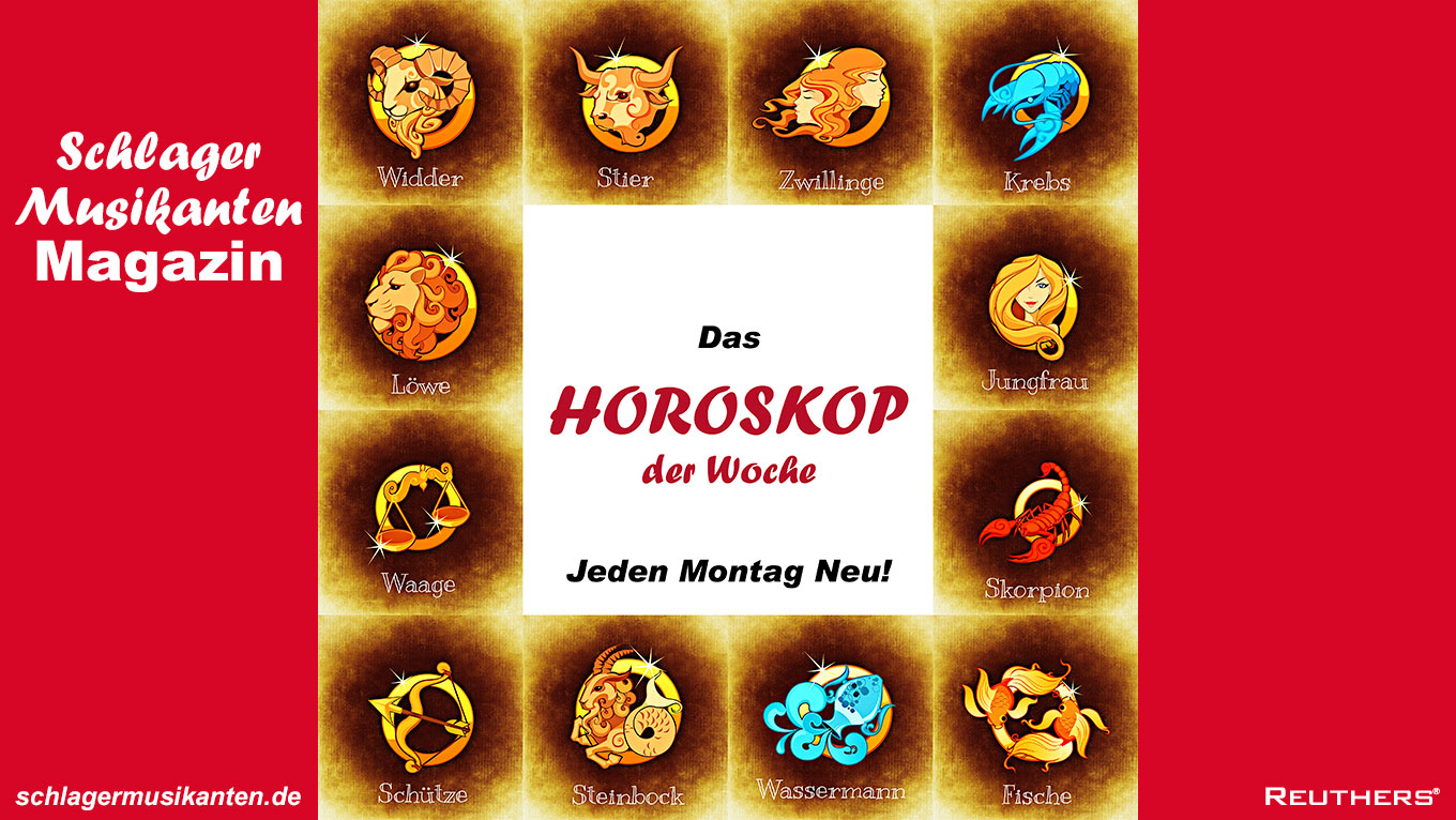 Das "Horoskop der Woche" ab Montag 24. April 2023 auf Radio Schlager Musikanten