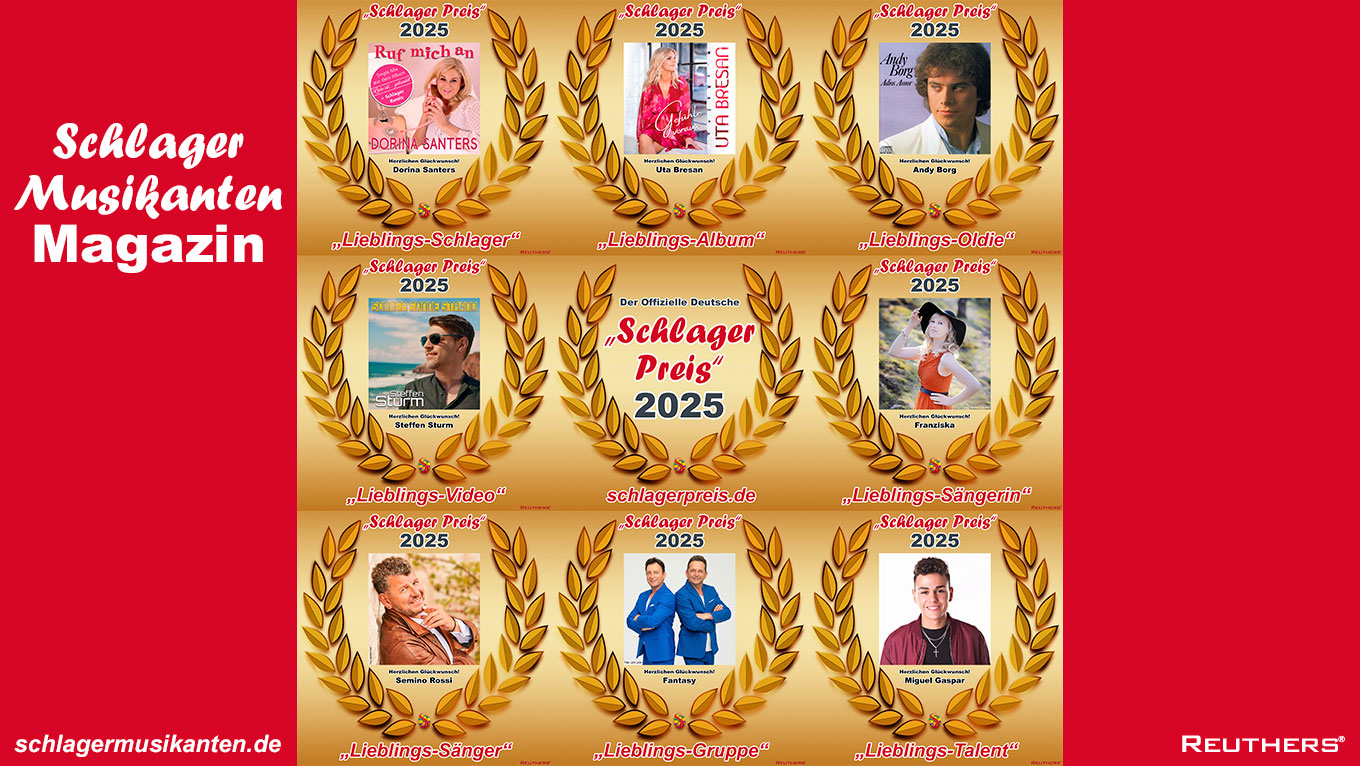 Der Offizielle Deutsche "Schlager Preis" 2025: Die Gewinner sind...