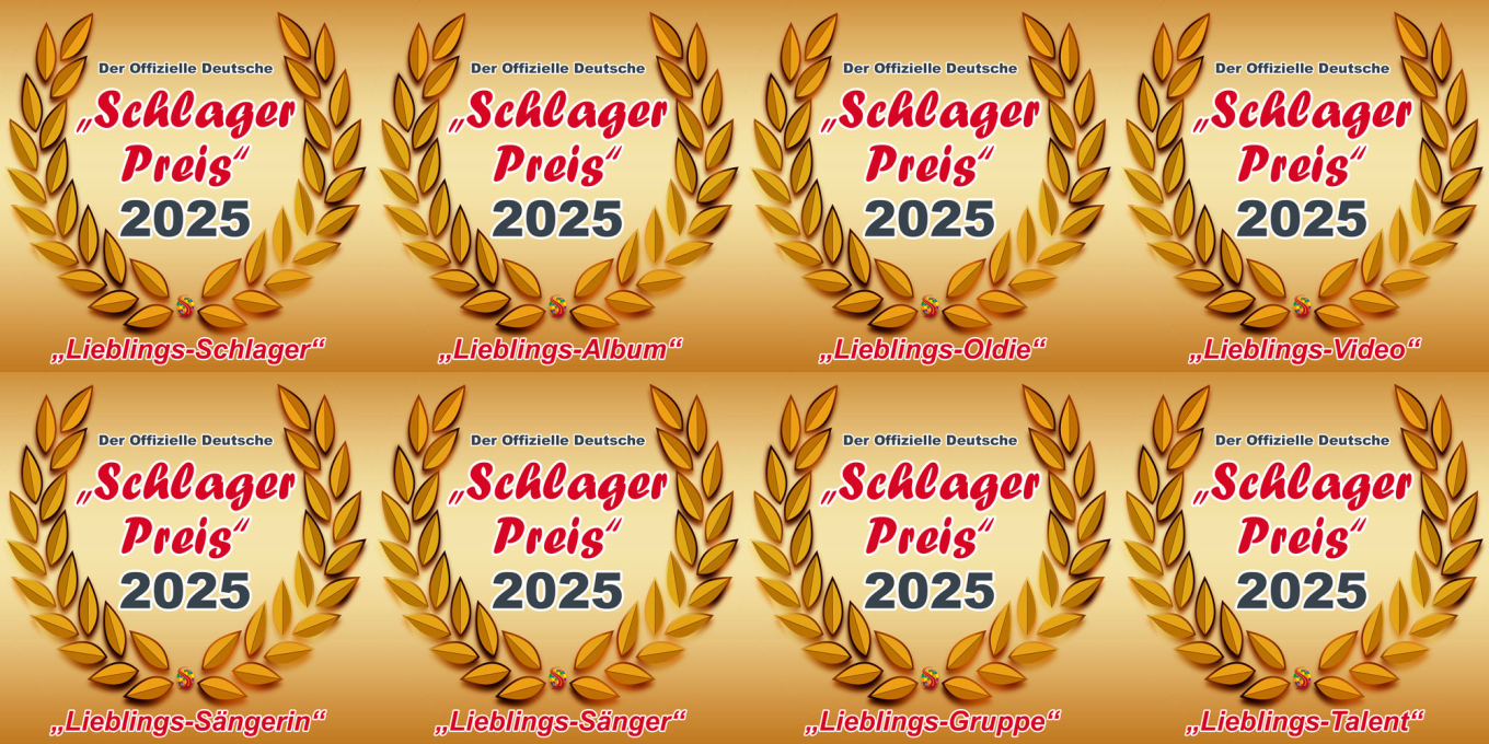Der Offizielle Deutsche "Schlager Preis" ist ein Publikumspreis!