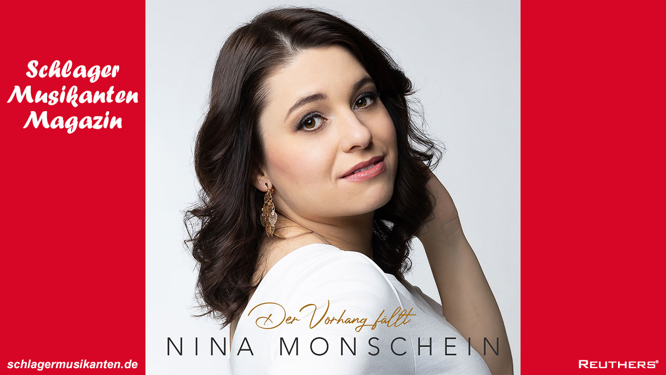 "Der Vorhang fällt" ist die neue hitverdächtige Popschlager-Power-Hymne von Nina Monschein