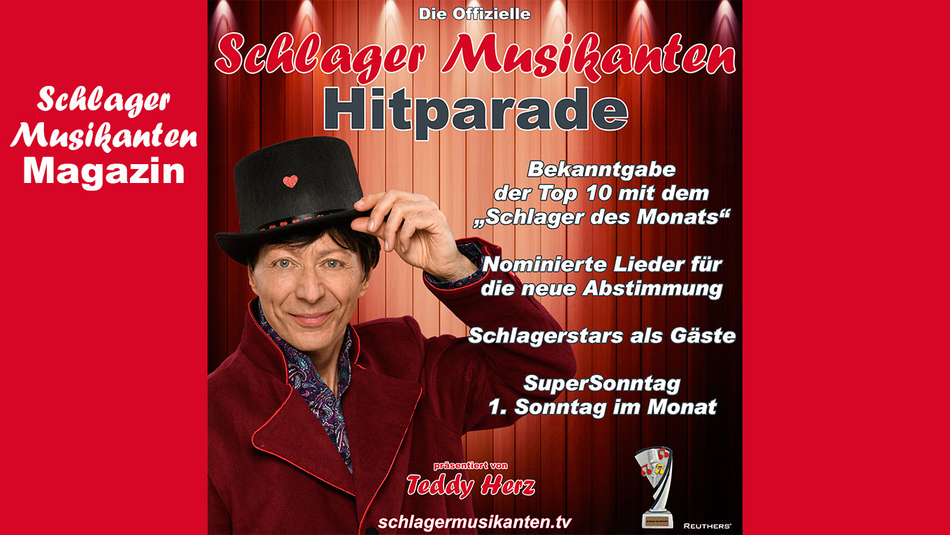 Die "Schlager Hitparade" ist jetzt Die Offizielle "Schlager Musikanten Hitparade"