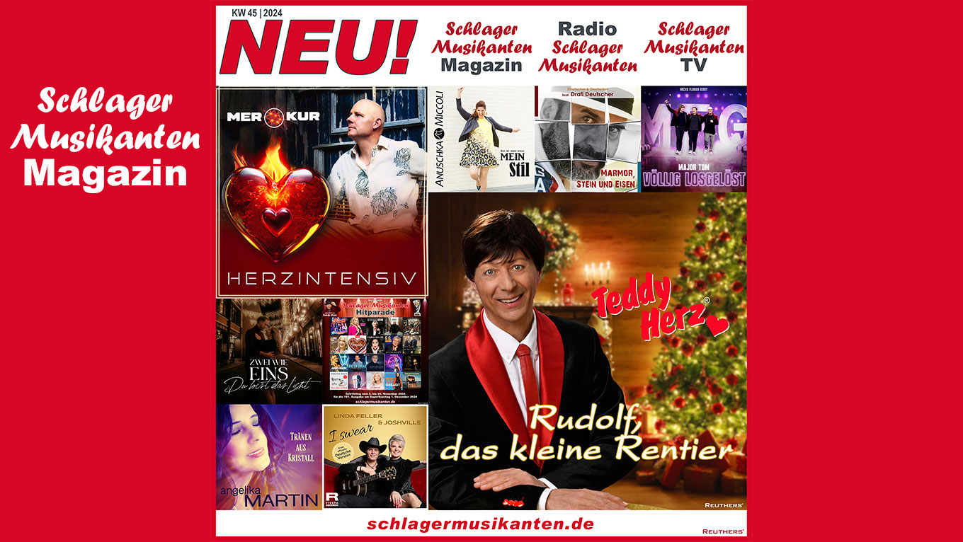 Die Schlager Neuveröffentlichungen der 45. KW 2024 ab heute auf Radio Schlager Musikanten