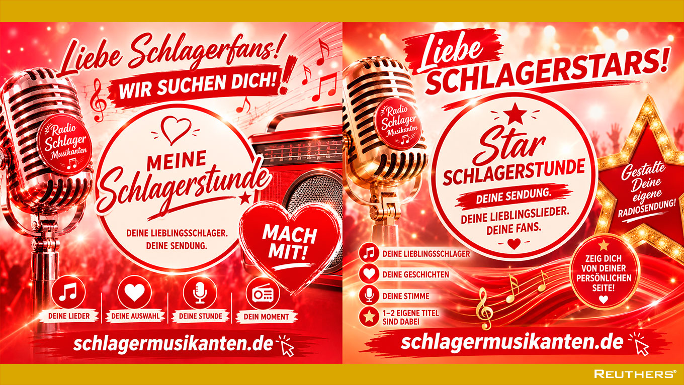 Eure Musik. Eure Geschichten. Eure Schlagerstunde!
