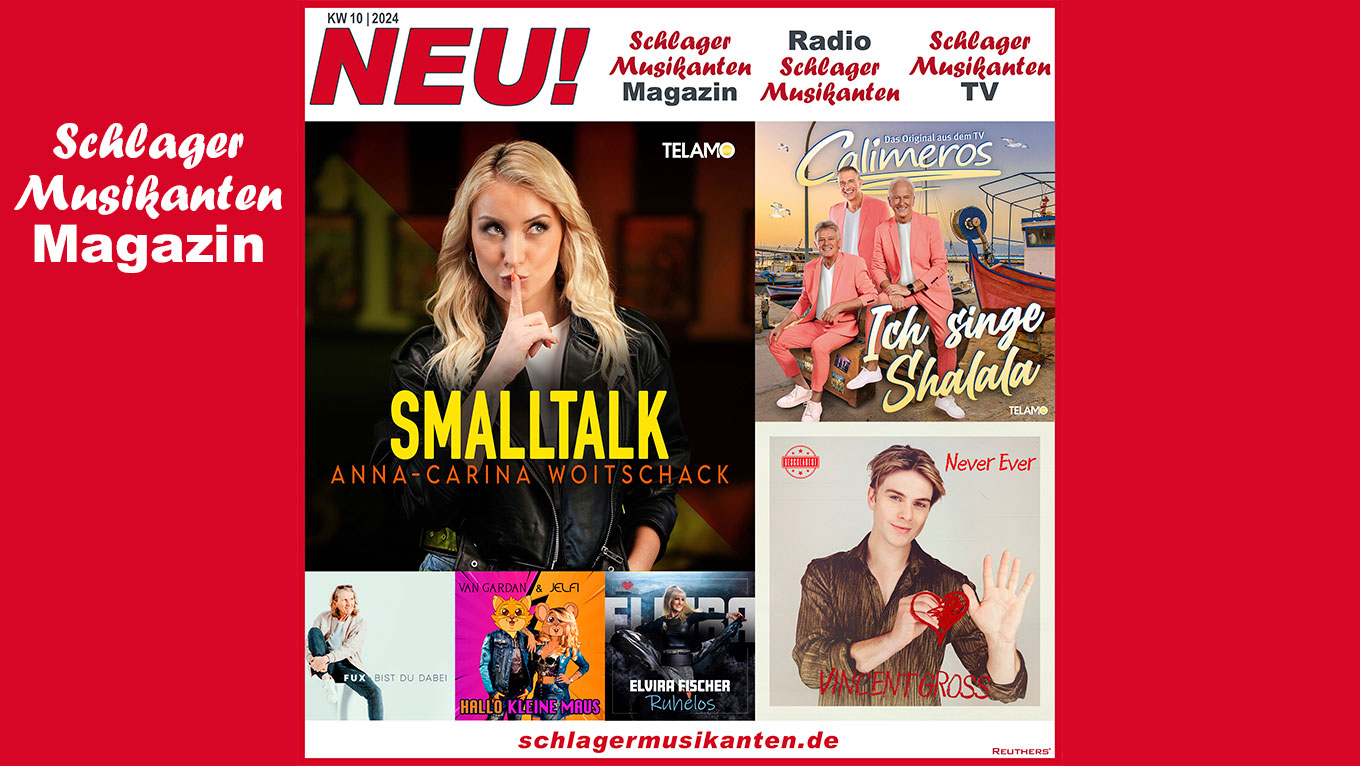 NEU! auf Radio Schlager Musikanten, im TV und Magazin 2024-KW-10