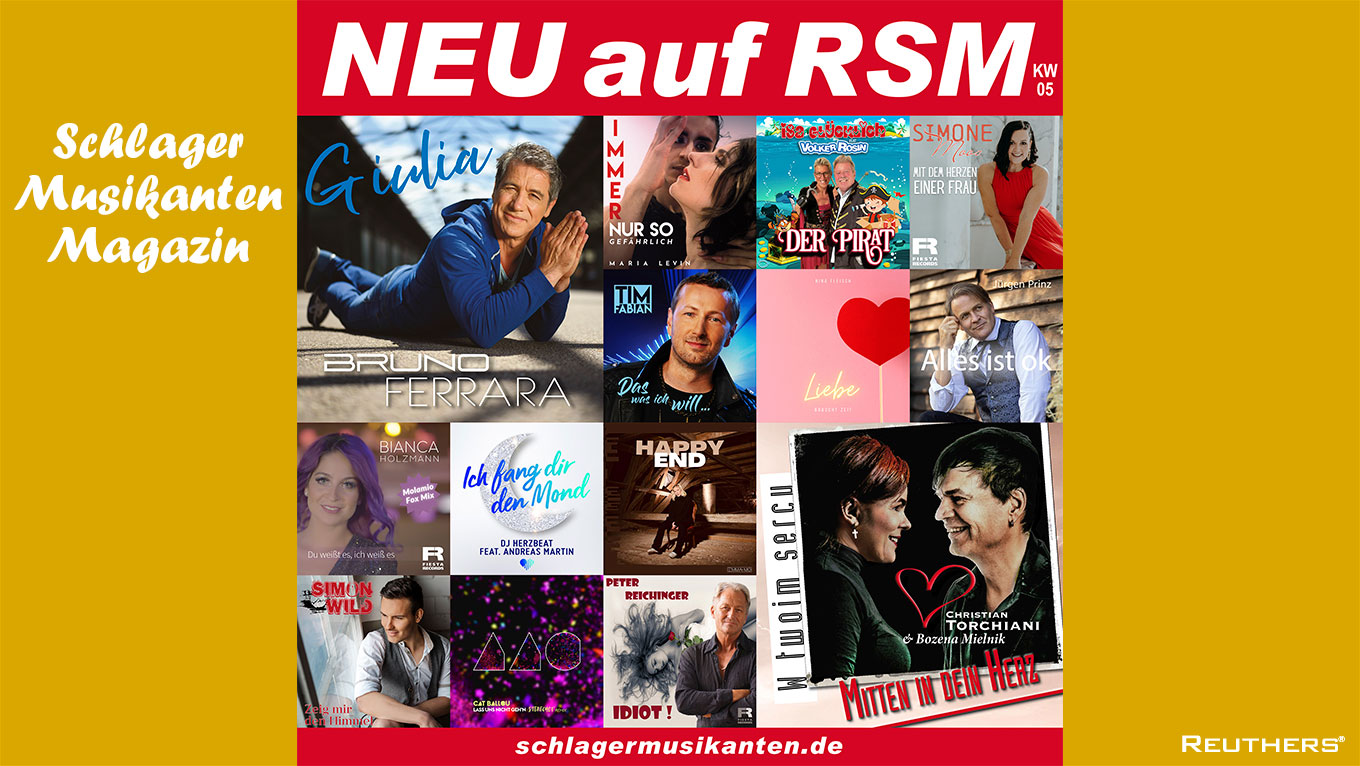 NEU! auf RSM Radio Schlager Musikanten 2023-KW-05