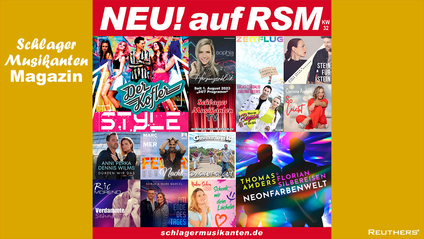 NEU! auf RSM Radio Schlager Musikanten 2023-KW-32