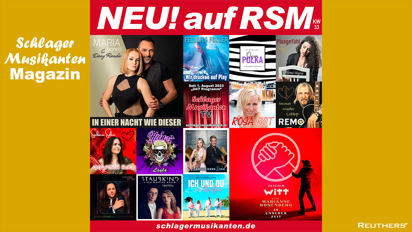 NEU! auf RSM Radio Schlager Musikanten 2023-KW-33