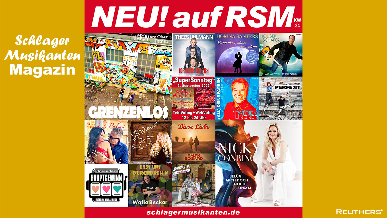 NEU! auf RSM Radio Schlager Musikanten 2023-KW-34