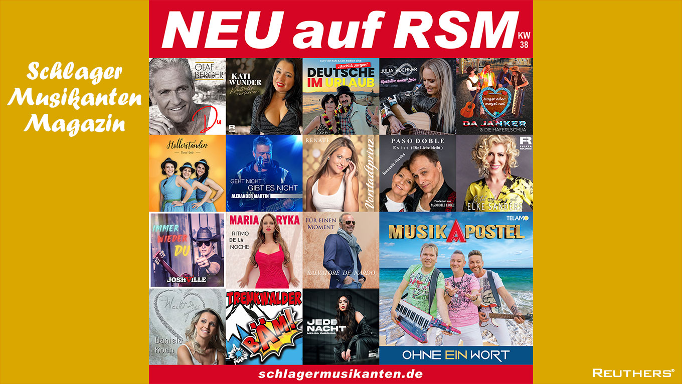 NEU! auf RSM - Radio Schlager Musikanten - KW38