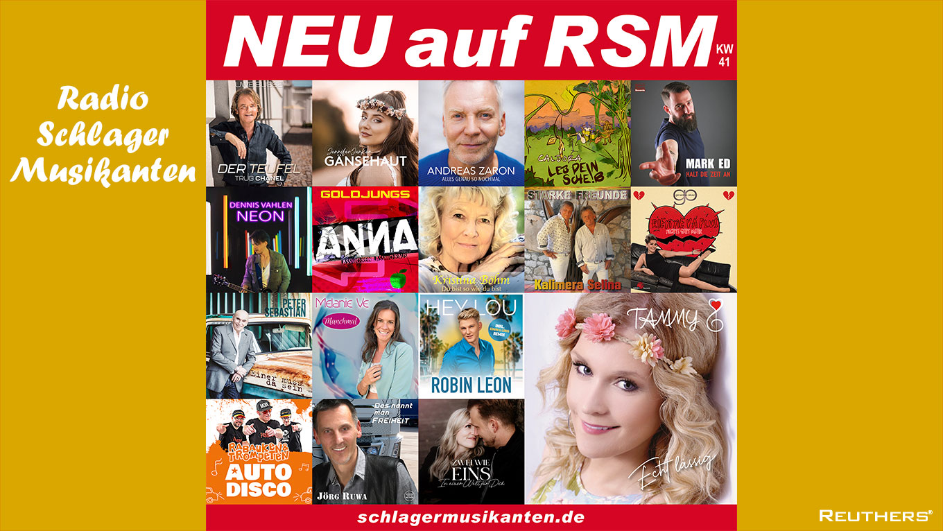 NEU! auf RSM - Radio Schlager Musikanten - KW41