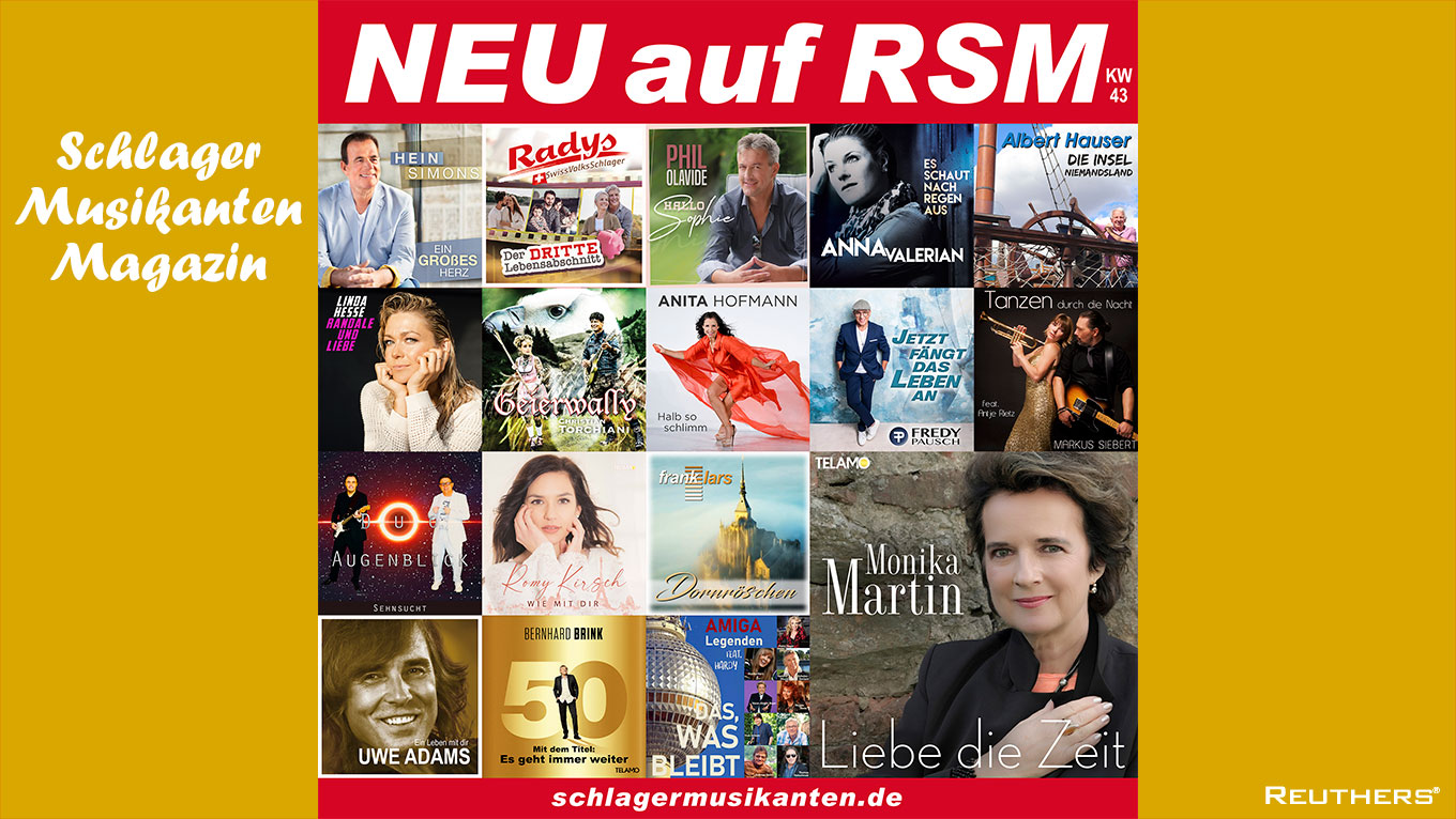 NEU! auf RSM - Radio Schlager Musikanten - KW43