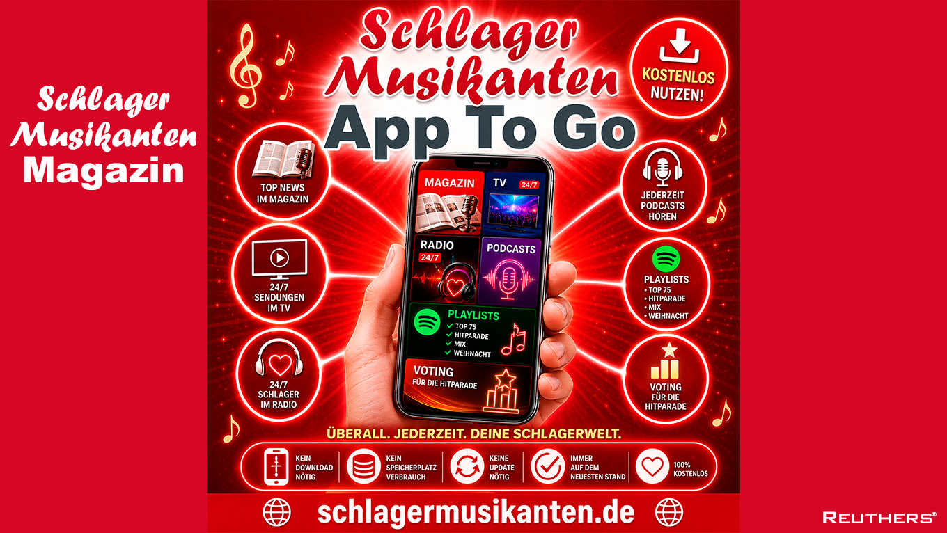 Schlager immer griffbereit - jetzt die neue Schlager Musikanten "App To Go" einrichten!