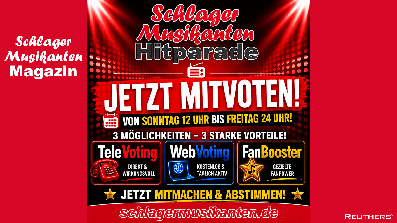 Schlager Musikanten Hitparade: Weiterentwicklung der Voting-Möglichkeiten ab der kommenden Abstimmungsrunde