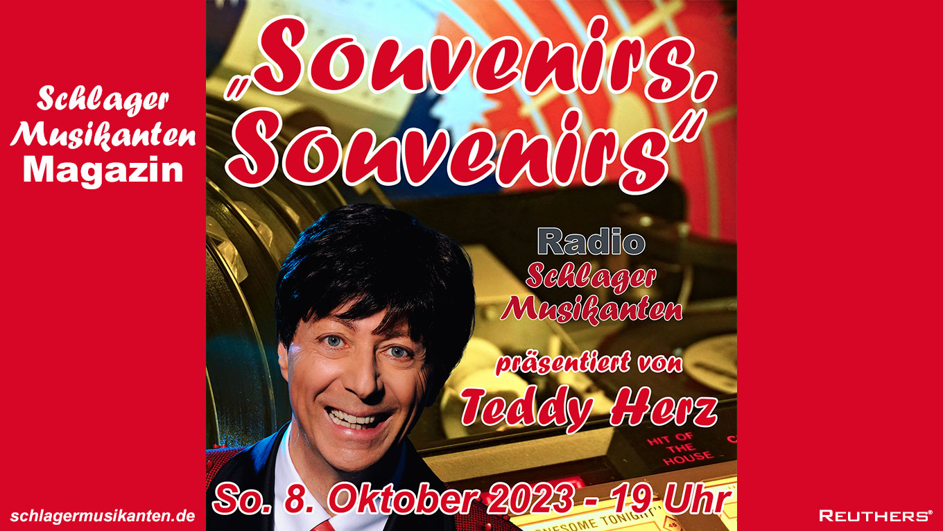 Teddy Herz präsentiert am 8. Oktober die 8. Folge von "Souvenirs, Souvenirs"